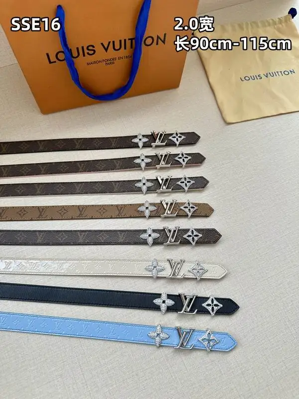 LV belt 20mmX90-115cm 8L36